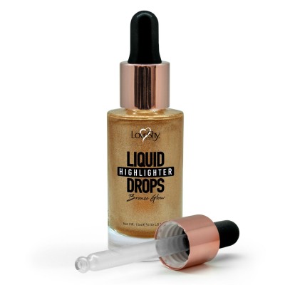 LoveShy Liquid Highlighter Drops Bronze Glow  LoveShy Liquid Highlighter Drops Bronze Glow